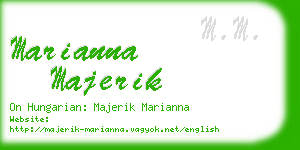 marianna majerik business card